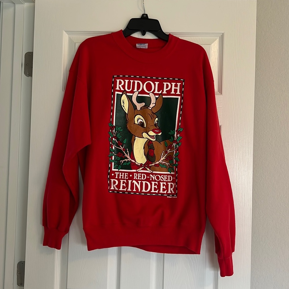 Vintage Rudolph Christmas Sweater